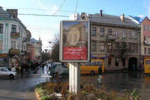 Ситилайт A в Тернополе Богдана Хмельницького вул., 14 - Привокзальний майдан фото 1