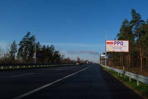 Билборд A в Киеве, 3x6  Київ - Житомир, 15км+000м від Києва (справа в напр. м.Житомира) фото 1
