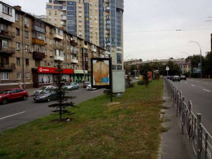 Scrolller, Scroll A in Kyiv, 1.2x1.8  Алмазова Генерала вул. (Кутузова вул.), 1 на розділювальній смузі (у напрямку Михайла Омеляновича-Павленка вул. (Суворова).) - 166291 Photo 1