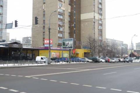 Ситилайт B в Киеве, 1,2х1,8  Дніпровська наб., №3 "ТРЦ Silver Breeze" - Павла Тичини просп. фото 1
