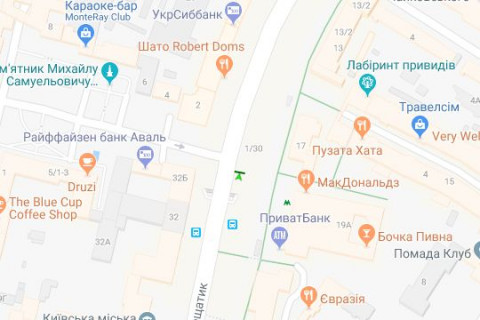 Скроллер A в Киеве, 1.2x1.8  Хрещатик вул., 19 - 127780 схема
