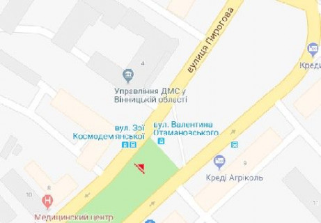 Скроллер A в Виннице, 1.2x1.7  Пирогова вул., 6 - 654584 схема
