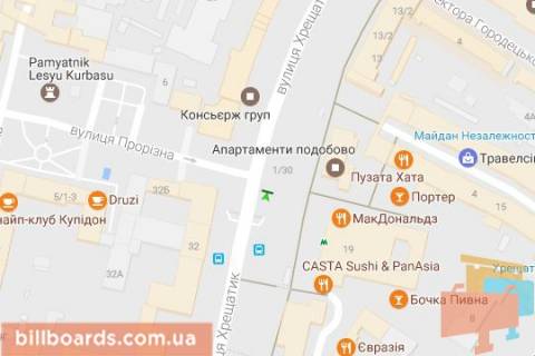 Скроллер A в Киеве, 1.2x1.8  Хрещатик вул., 19 - 127763 схема