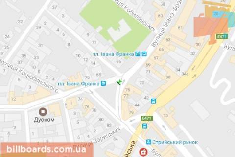 Scrolller, Scroll A in Lviv, 2.3x3.14  Ivana Franka st., 77 - 128189 scheme
