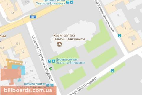 Ситилайт A в Львове Кропивницького пл., 10 схема
