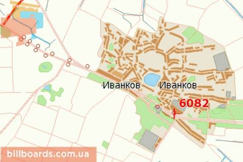 Білборд, Бігборд (Борд)  A у Києві, 3х6  Київ - Харків, 37км + 800 м до Києва (справа в напр. М.Києва) схема