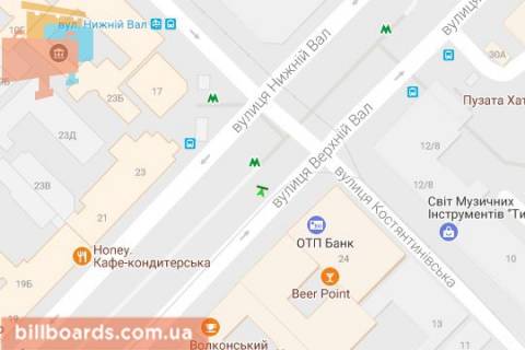 Скроллер A в Киеве, 2.3x3.14  Лобановського Валерія просп. (Червонозоряний просп.), , 114/3, навпроти (у напрямку Севастопольської пл.) - 102723 схема