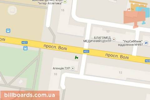 Ситилайт B в Луцке Волі просп., 10 схема