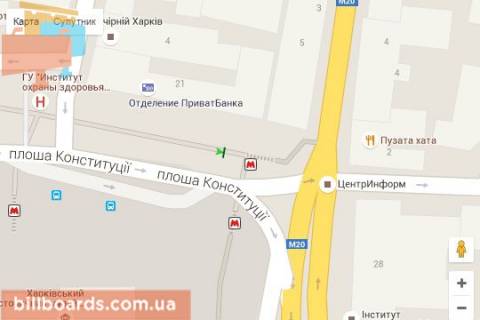 Скроллер A в Харькове, 2.3x3.14  Конституції пл., 21 - 111877 схема