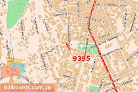 Призма A в Черновцах, 3x6  Соборна пл., 6 (призма) - 60209 схема