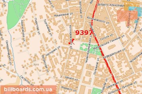 Призма A в Черновцах, 3x6  Соборна пл., 6 (призма) - 44282 схема