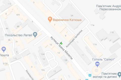 Скроллер A в Киеве, 1.2x1.8  Івана Мазепи вул., 9 - 166716 схема