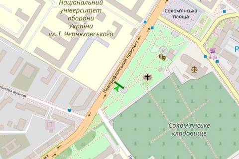 Скроллер A в Киеве, 2.3x3.14  просп. Повітряних Сил (Повітрофлотський)., , напроти буд. 30 Г - 167199 схема