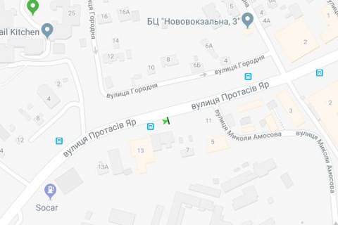 Скроллер A в Киеве, 2.3x3.14  Протасів Яр вул., 7А - 167236 схема