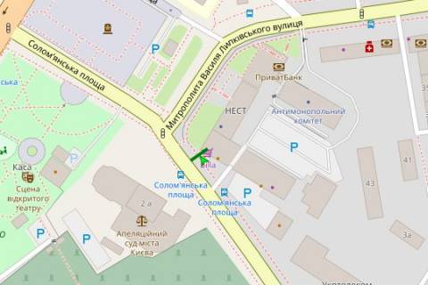 Скролер, Скрол A у Києві, 2.3x3.14  Солом`янська вул., 1 - 167312 схема