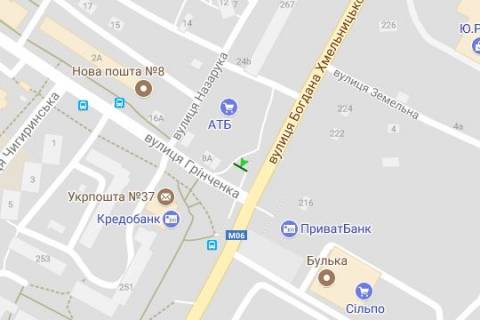 Призма A в Львове Богдана Хмельницького вул., 269 - Грінченка вул., (призма) - 167485 схема