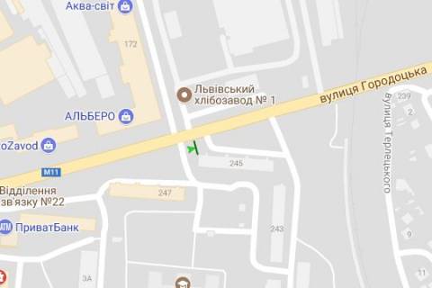Призматрон, Призма A у Львові Городоцька вул., 245 (призма) - 167513 схема
