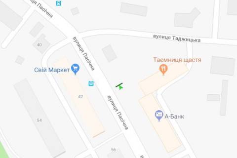 Білборд, Бігборд (Борд)  A у Львові, 3х6  Пасічна вул., 43 схема