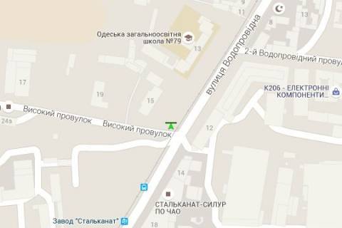 Призматрон, Призма B у Одесі Водопровідна вул. - Високий пров. (Права) - 94936 схема