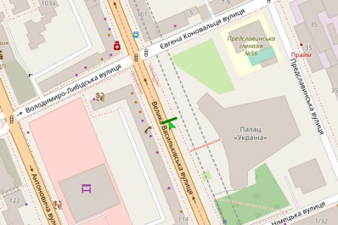 Скролер, Скрол A у Києві, 1.2x1.8  Велика Васильківська вул. (Червоноармійська)., 103 - 166480 схема