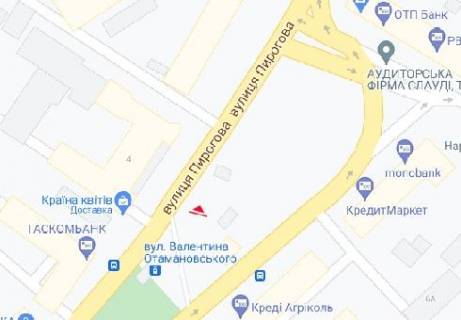 Видеоборд A у Вінниці, 2.3x3.14  Пирогова вул., 4 (розширення 480х336) - 615956 схема