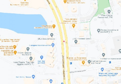 Видеоборд A в Киеве, 2.3x3.14  Дніпровська наб., 16в (розширення 480х336) - 616324 схема