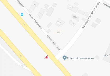 Призма A в Киеве, 3x6  Велика Окружна вул., 116 - Колоса Сергія вул. (Леніна (Жуляни) вул.) - 616185 схема