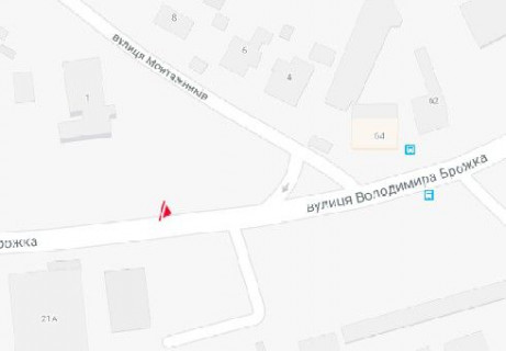 Скроллер A в Киеве, 2.3x3.14  Володимира Брожка вул. (Кіровоградська).— Монтажників вул. (на перехресті) - 654771 схема