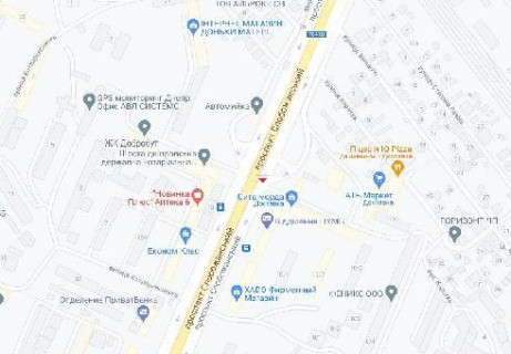 Video Billboard A in Dnipro (Dnipropetrovsk), 2.3x3.14  Слобожанський просп., (розширення 480х336) - 655444 scheme