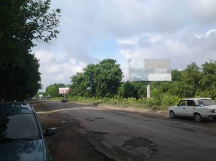 Билборд A в Первомайську, 3x6  Київська (перед поворотом на воодоканал) (виезд) фото 1