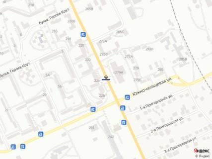Билборд A в Черновцах вул. Головна, 222 схема