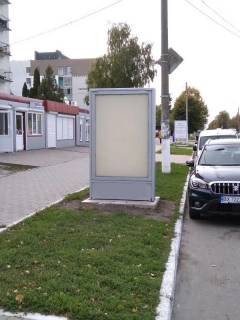Ситилайт A в Волочиске, 1,14х1,72м.  вул. Незалежності, 3д фото 1