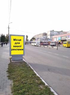 Ситилайт B в Волочиськ, Хмельницька обл. (Волочиськ, Хмельницька обл.), 1,14х1,72м.  вул. Незалежності, 3д фото 1