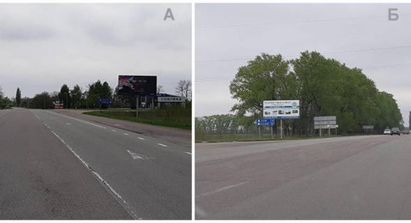 Билборд A в Черкассах Траса Київ-Черкаси, АЗС "УКРНАФТА" фото 1