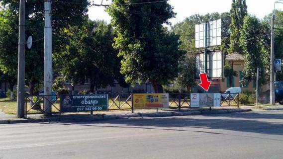 Билборд A в Кременчуге пр. Свободи - вул. Троїцька - вул Хорольська №17 (1х3 м.) фото 1