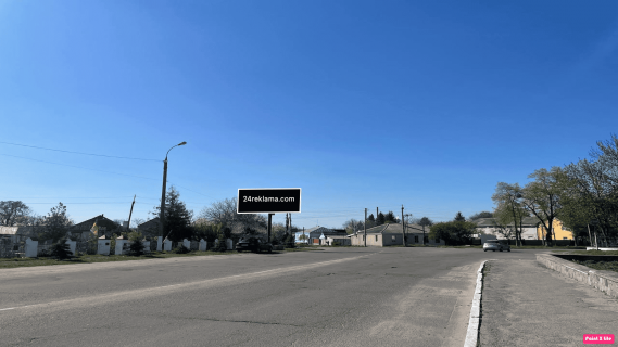 Билборд B в Смеле з5202 Проспект Шевченко біля кладовище  фото 1