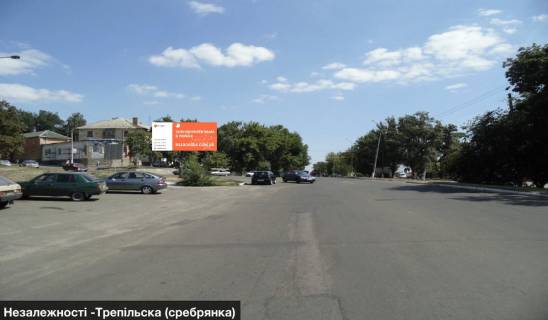 Билборд B в Смеле №375 вул. Незалежності - Трепільска ( сребрянка ) фото 1