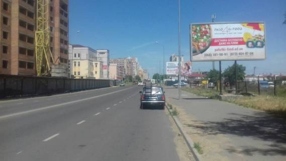 Билборд A в Одессе, 3х6  Сахарова, 20 А фото 1
