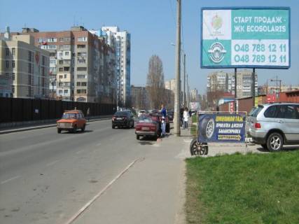 Білборд, Бігборд (Борд)  A у Одесі, 3х6  Владислава Бувалкіна вул. (Генерала Бочарова), 44 А Фото 1