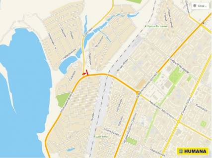 Білборд, Бігборд (Борд)  B у Одесі, 3х6  Обїзна дор. м.Одеси 4+000 Б схема