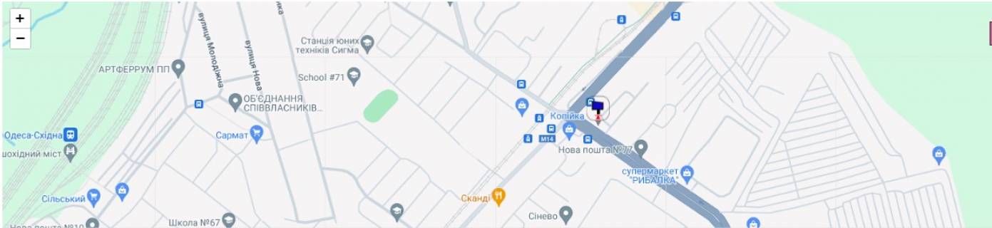 Билборд A в Одессе, 3х6  28 бригади (Паустовського), 11/4 схема