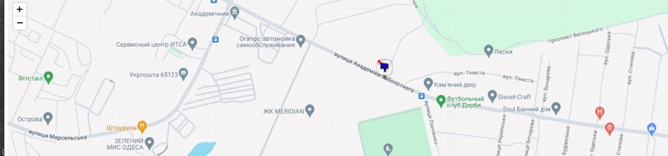 Билборд A в Одессе, 3х6  Заболотного 9 А (трцРивьера) схема