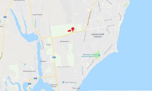 Билборд B в Одессе, 3х6  Одеса-Чорноморськ 28Б схема