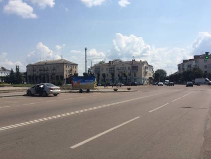 Билборд B в Овруч вулиця Тараса Шевченка, Шевченко 42, АТБ центр міста фото 1