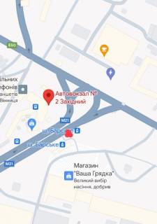 Призматрон, Призма B у Вінниці Барське шосе біля Західного автовокзалу ПРИЗМА - 489775 схема