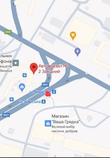 Призма A в Виннице Барське шосе біля Західного автовокзалу ПРИЗМА - 489774 схема
