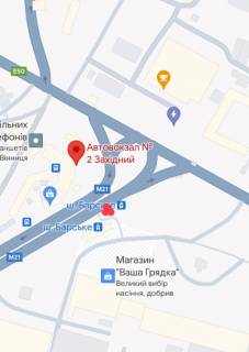 Призма A в Виннице Барське шосе біля Західного автовокзалу ПРИЗМА - 489773 схема