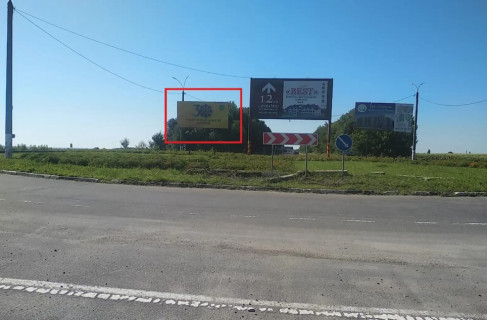 Билборд B в Дунаевцах Н-03 Житомир-Чернівці, км. 245+443 Коло на в'їзді м.Дунаївці фото 1