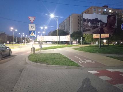 Білборд, Бігборд (Борд)  A у Ужгороді, 3x6  вул. Легоцького, 163 \ вул. Заньковецька Фото 1