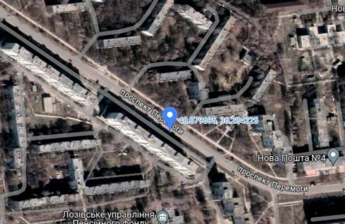 Билборд B в Лозовой, 3х6  мкр 4, Церква схема